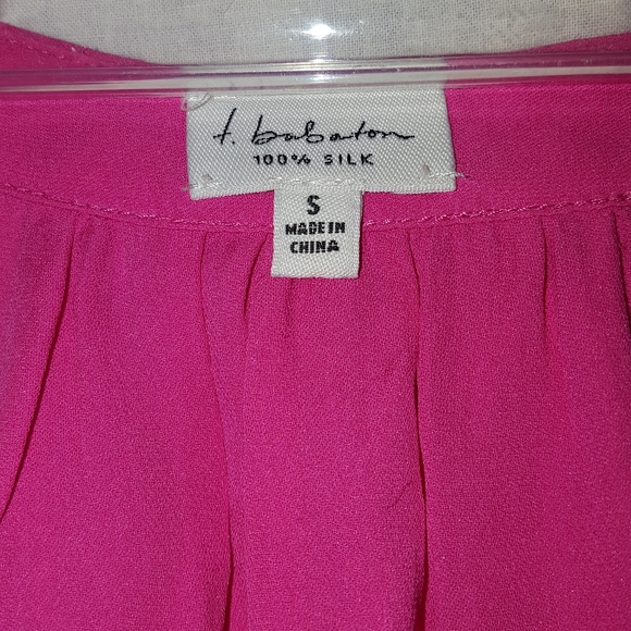 T. Babaton Silk Blouse Size Small - Picture 3 of 4